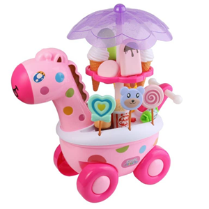ماشین برقی آب نبات بستنی فروشی مدل زرافه Candy Ice Cream Car -اسباب بازی